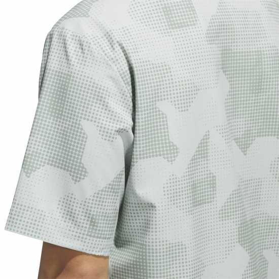 Adidas Мъжки Пуловер С Цип Go-To Dwr Short Sleeve Half-Zip Pullover Mens Чудесно сребро Дрехи за голф