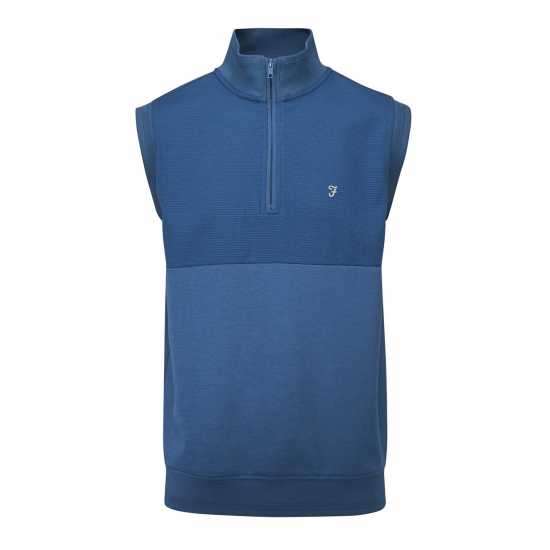 Farah Clint Slvls Md Sn99 Съмръчно синьо Дрехи за голф