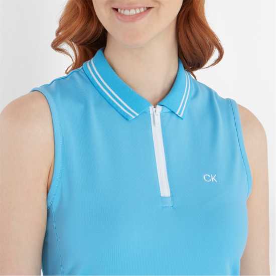 Calvin Klein Golf G Slvls Drss Ld99 Heritage Blue Дамски пуловери и жилетки