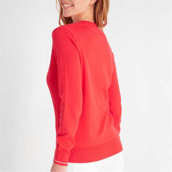 Дамски пуловери и жилетки Calvin Klein Golf G Sweater Ld99 Poppy Calvin Klein Golf G Sweater Ld99 Poppy Дамски пуловери и жилетки