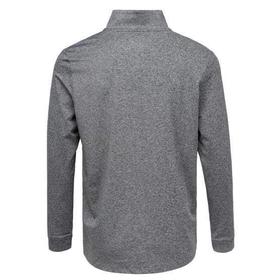 Slazenger Zip Pullover Top Mens Charcoal - Мъжки пуловери и жилетки