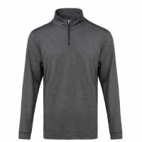 Slazenger Zip Pullover Top Mens Черно Мъжки пуловери и жилетки