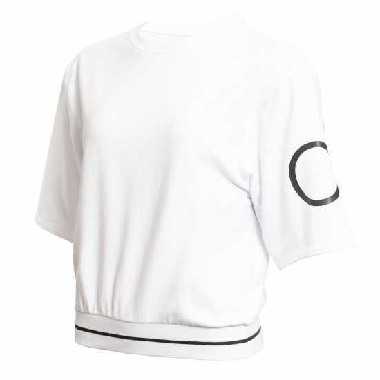 Calvin Klein Golf G Sweat Top Ld99 White Дамски пуловери и жилетки