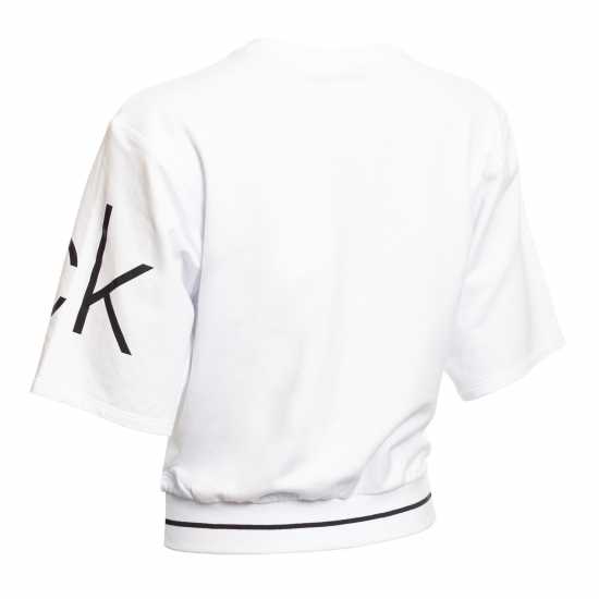 Calvin Klein Golf G Sweat Top Ld99 White Дамски пуловери и жилетки