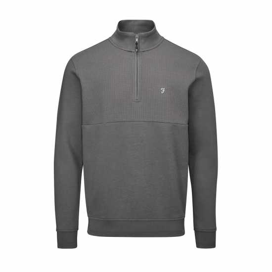 Farah Golf Mid Layer Dark Shadow - Мъжки пуловери и жилетки