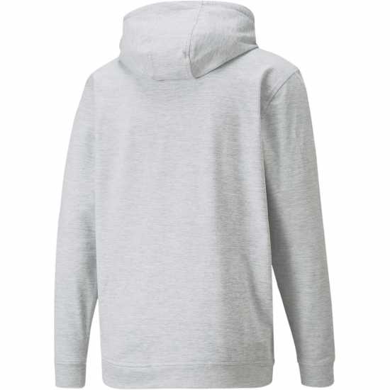 Puma Cloudspun Progress Hoodie Mens Сиво пухкаво Дрехи за голф