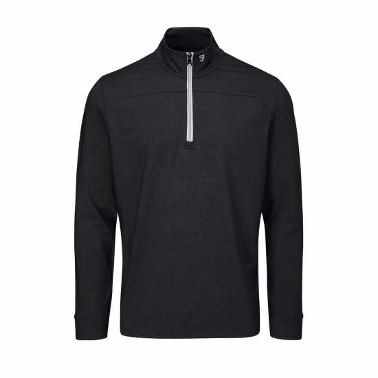 Farah Golf Mid Layer Black Мъжки пуловери и жилетки