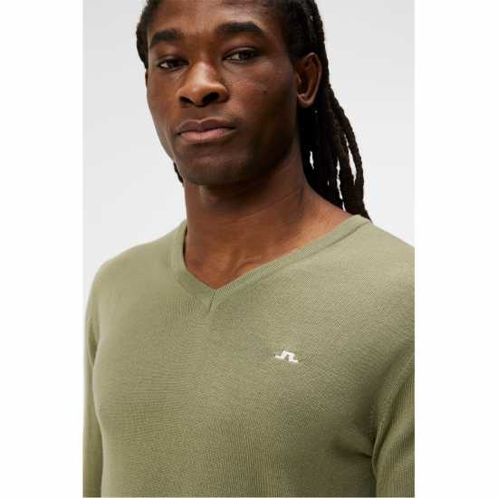 Дрехи за голф J Lindeberg Golf Lym Kn Swtr Sn99 Маслено зелено J Lindeberg Golf Lym Kn Swtr Sn99 Маслено зелено Дрехи за голф