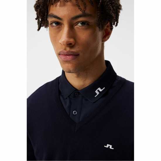 Дрехи за голф J Lindeberg Golf Lym Kn Swtr Sn99 JL Морска синьо J Lindeberg Golf Lym Kn Swtr Sn99 JL Морска синьо Дрехи за голф