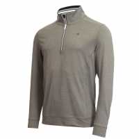 Calvin Klein Golf Half Zip Top Silver Marl Мъжки пуловери и жилетки