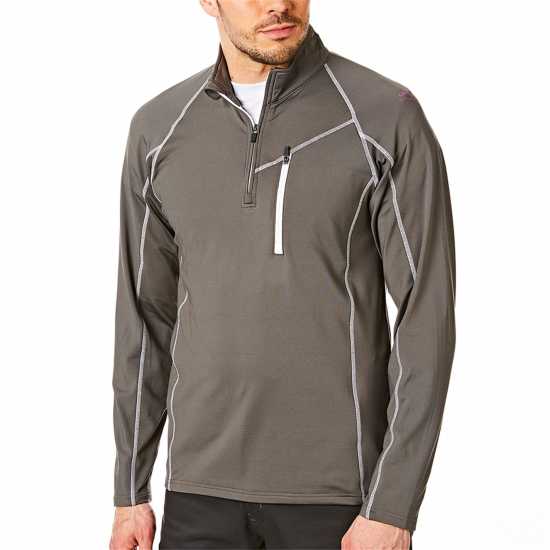 Zip Midlay Sn99 Grey/White Мъжки пуловери и жилетки