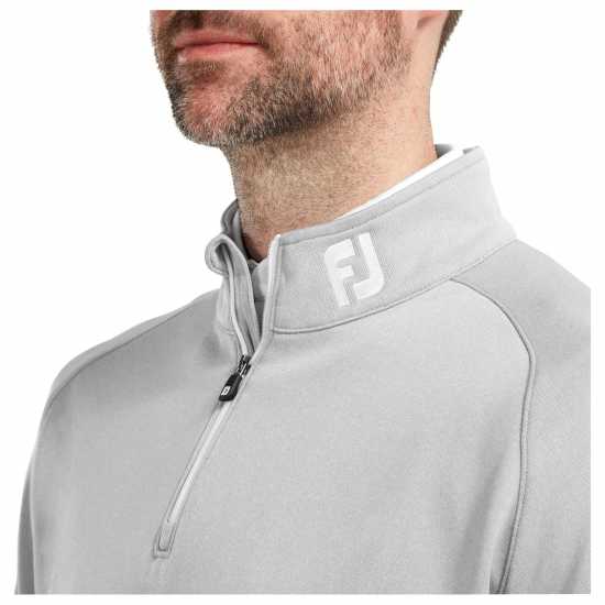 Дрехи за голф Footjoy Мъжки Пуловер Chillout Pull Over Mens Сиво Footjoy Мъжки Пуловер Chillout Pull Over Mens Сиво Дрехи за голф