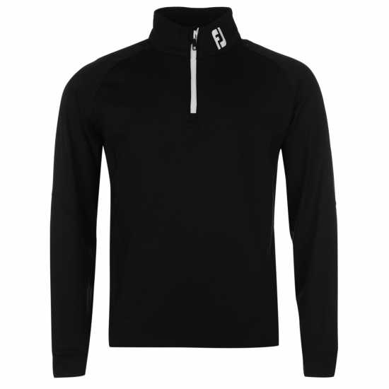 Дрехи за голф Footjoy Мъжки Пуловер Chillout Pull Over Mens Black Footjoy Мъжки Пуловер Chillout Pull Over Mens Black Дрехи за голф