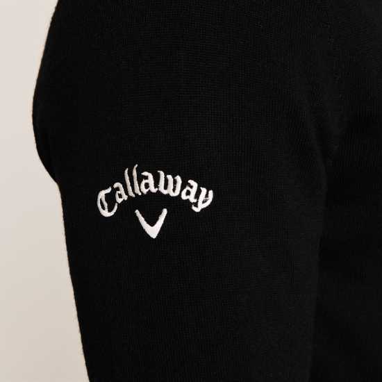Callaway Мъжка Риза Lined Zip Sweatshirt Mens Black - Мъжки пуловери и жилетки
