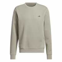 Adidas Мъжка Риза Crew Pullover Sweatshirt Mens Silver Pebble Мъжки пуловери и жилетки