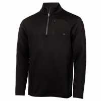 Calvin Klein Golf Mid Layer Zip Top Black Мъжки пуловери и жилетки