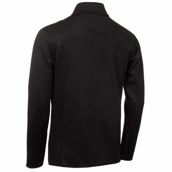 Calvin Klein Golf Mid Layer Zip Top Black Мъжки пуловери и жилетки