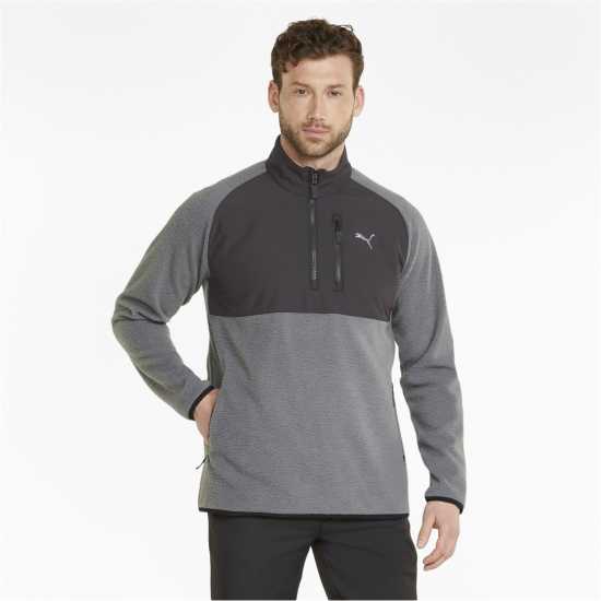 Puma Sherpa Quarter Zip Sn99 Quietshade/B Мъжки пуловери и жилетки