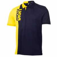 Dkny G City Polo Sn99 Yellow-Navy Мъжко облекло за едри хора