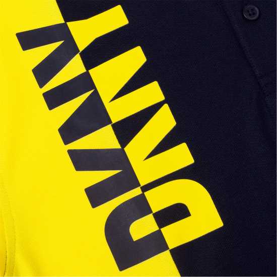 Dkny G City Polo Sn99 Yellow-Navy Мъжко облекло за едри хора