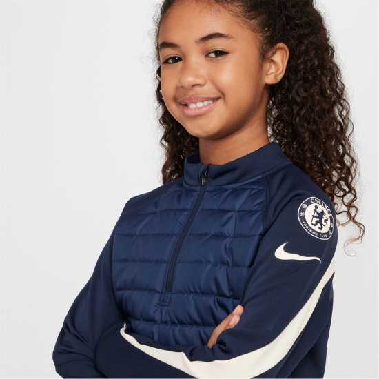 Детски горнища с цип Nike Chelsea Academy Winter Warmer Top Juniors Nike Chelsea Academy Winter Warmer Top Juniors Детски горнища с цип