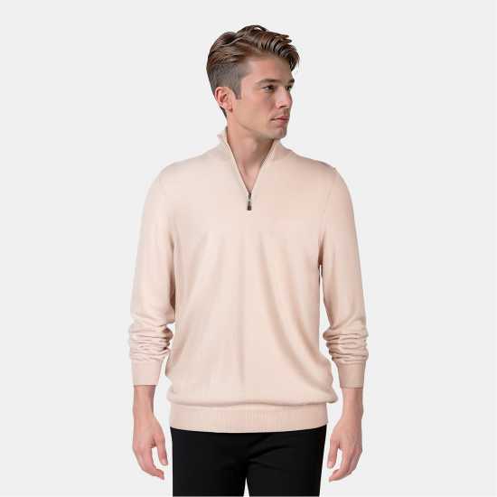 Lyle And Scott Quarter-Zip Merino Sweater  