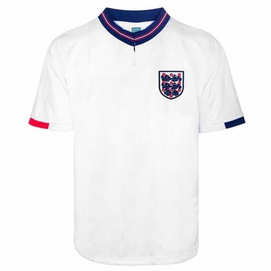 Футболни отбори и стоки Домакинска Футболна Фланелка Score Draw England Home Shirt 1989 Adults Домакинска Футболна Фланелка Score Draw England Home Shirt 1989 Adults Футболни отбори и стоки