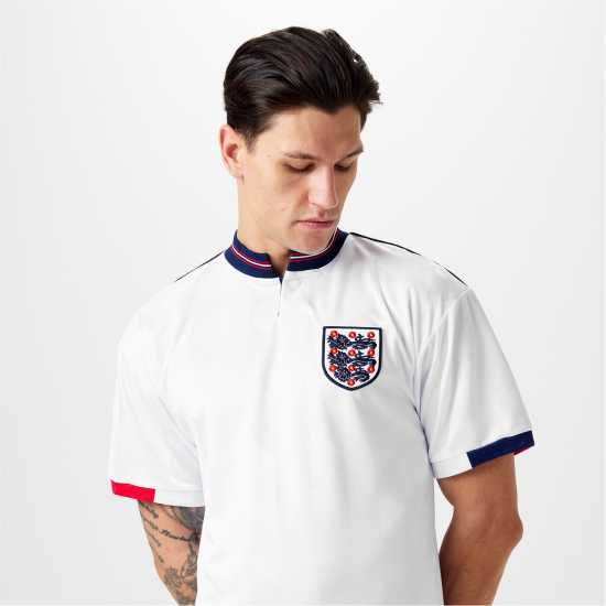 Футболни отбори и стоки Домакинска Футболна Фланелка Score Draw England Home Shirt 1989 Adults Домакинска Футболна Фланелка Score Draw England Home Shirt 1989 Adults Футболни отбори и стоки