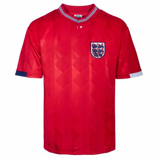 Футболни отбори и стоки Score Draw England Away Shirt 1989 Adults Score Draw England Away Shirt 1989 Adults Футболни отбори и стоки