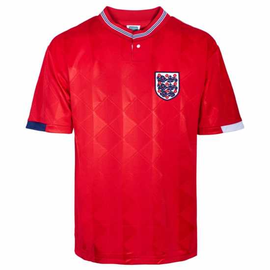Футболни отбори и стоки Score Draw England Away Shirt 1989 Adults Score Draw England Away Shirt 1989 Adults Футболни отбори и стоки