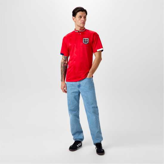 Футболни отбори и стоки Score Draw England Away Shirt 1989 Adults Score Draw England Away Shirt 1989 Adults Футболни отбори и стоки