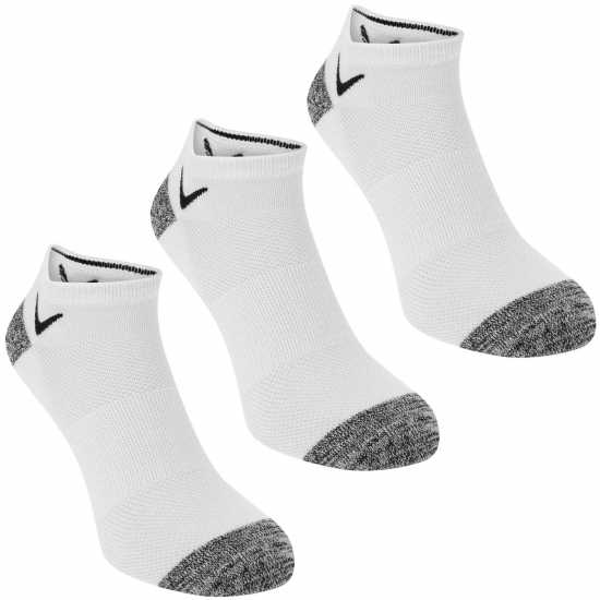 Callaway 3 Чифта Чорапи 3 Pack Socks Mens White Мъжки чорапи