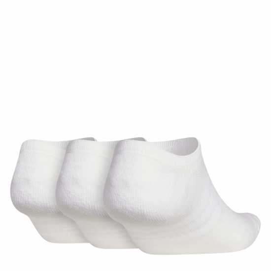 Adidas Mens Low Socks 3 Pack White 