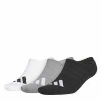 Adidas Mens Low Socks 3 Pack Blue/Black/Wht 