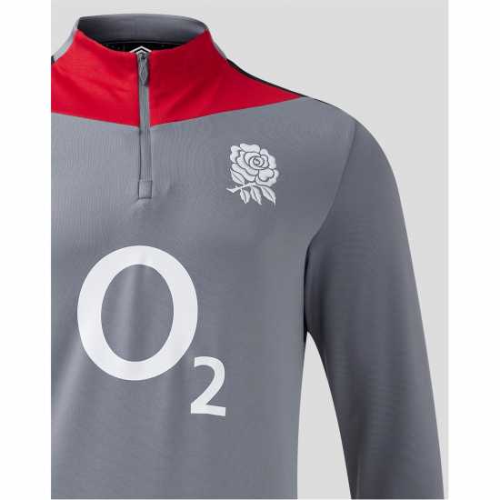 Umbro England Rugby Mid Layer Top 2024 Adults Нощна сянка Umbro England Rugby Mid Layer Top 2024 Adults Нощна сянка