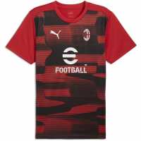 Puma Ac Milan Pre-Match Shirt 2024 2025 Adults