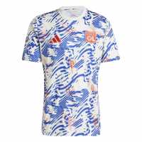 Adidas Olympique Lyonnais Pre Match Shirt 2024 2025 Adults