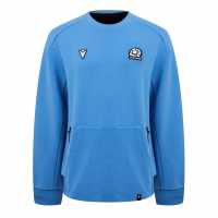Macron Scotland Rugby Union Training Sweatshirt 2024 Adults  