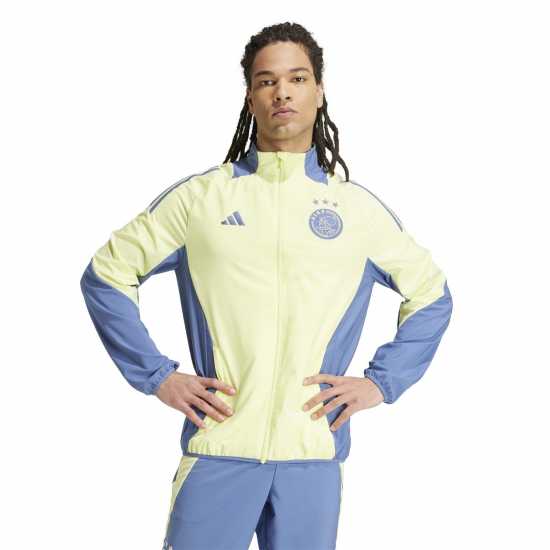 Футболни тренировъчни якета Adidas Ajax Amsterdam Pre Match Jacket 2024 2025 Adults Adidas Ajax Amsterdam Pre Match Jacket 2024 2025 Adults Футболни тренировъчни якета