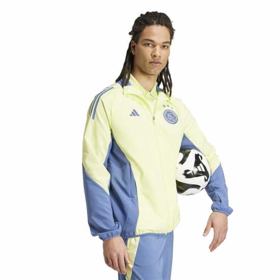Футболни тренировъчни якета Adidas Ajax Amsterdam Pre Match Jacket 2024 2025 Adults Adidas Ajax Amsterdam Pre Match Jacket 2024 2025 Adults Футболни тренировъчни якета