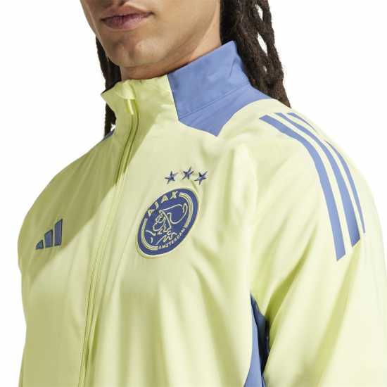 Футболни тренировъчни якета Adidas Ajax Amsterdam Pre Match Jacket 2024 2025 Adults Adidas Ajax Amsterdam Pre Match Jacket 2024 2025 Adults Футболни тренировъчни якета