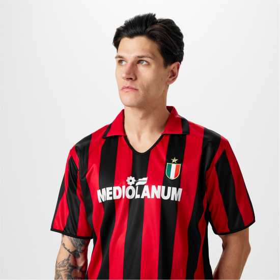 Футболни тренировъчни горнища Домакинска Футболна Фланелка Score Draw Ac Milan Home Shirt 1998 1999 Adults Домакинска Футболна Фланелка Score Draw Ac Milan Home Shirt 1998 1999 Adults Футболни тренировъчни горнища