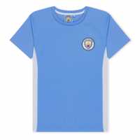Source Lab Manchester City Poly T-Shirt Juniors  