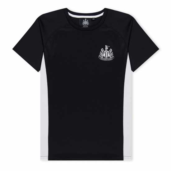 Source Lab Newcastle United Poly T-Shirt Juniors Source Lab Newcastle United Poly T-Shirt Juniors