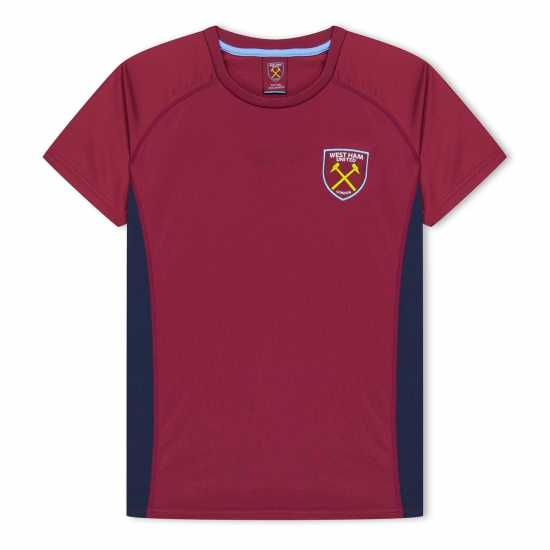 Source Lab West Ham United Poly T-Shirt Juniors  