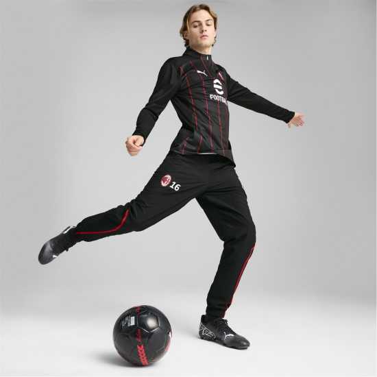 Puma Ac Milan Prematch Quarter Zip Top 2024 2025 Adults  Мъжки горнища с цип