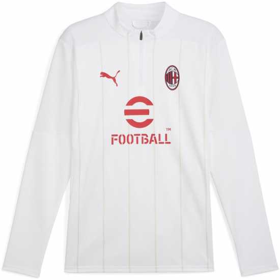 Мъжки горнища с цип Puma Ac Milan Prematch Quarter Zip Top Adults Puma Ac Milan Prematch Quarter Zip Top Adults Мъжки горнища с цип