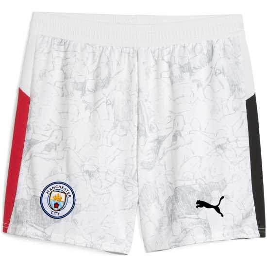 Детски къси панталони Puma X Kidssuper Manchester City Third Shorts 2025 2026 Juniors Puma X Kidssuper Manchester City Third Shorts 2025 2026 Juniors Детски къси панталони