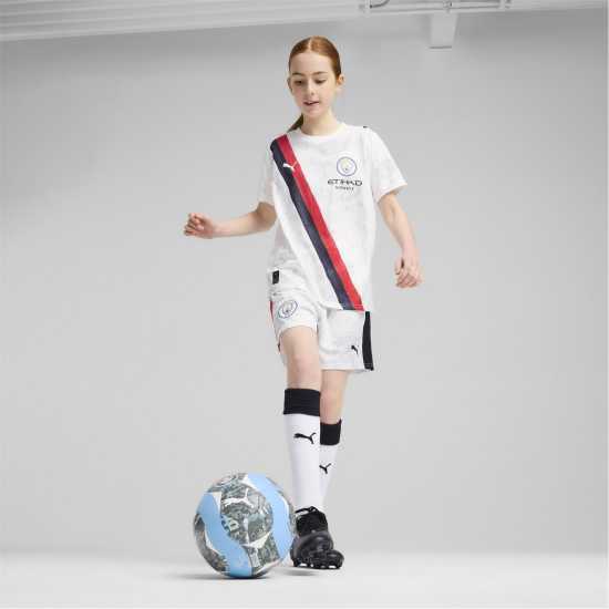 Детски къси панталони Puma X Kidssuper Manchester City Third Shorts 2025 2026 Juniors Puma X Kidssuper Manchester City Third Shorts 2025 2026 Juniors Детски къси панталони