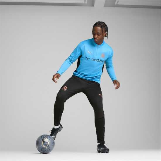 Мъжки горнища с цип Puma Olympique De Marseille Training Quarter Zip Top 2024 2025 Adults Puma Olympique De Marseille Training Quarter Zip Top 2024 2025 Adults Мъжки горнища с цип
